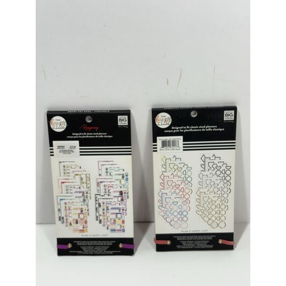 2 The Happy Planner (Everyday Hobby Lobby Edition/889 PCs + Colorful Shapes New - Picture 5 of 7